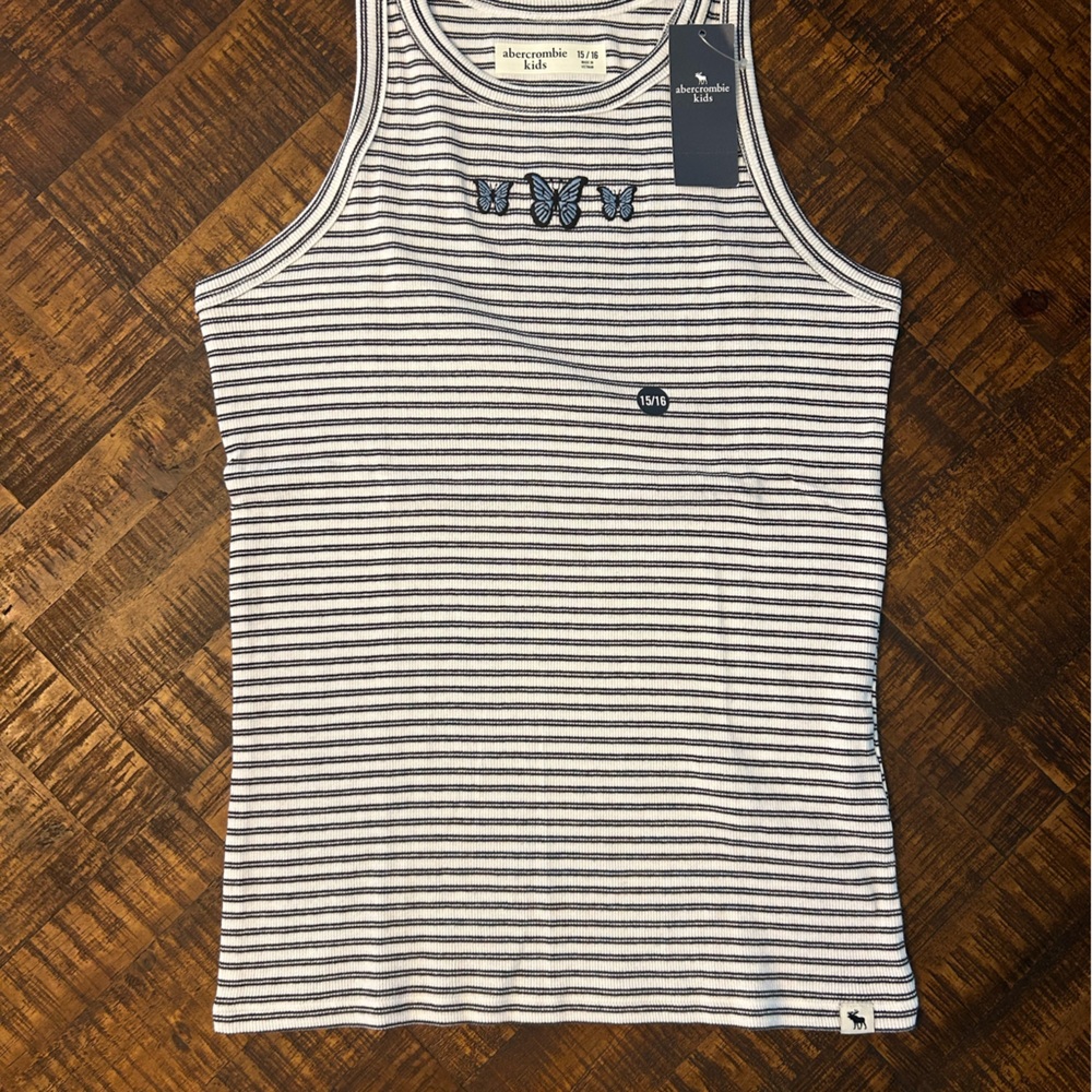 NWT Abercrombie, kids butterfly tank
